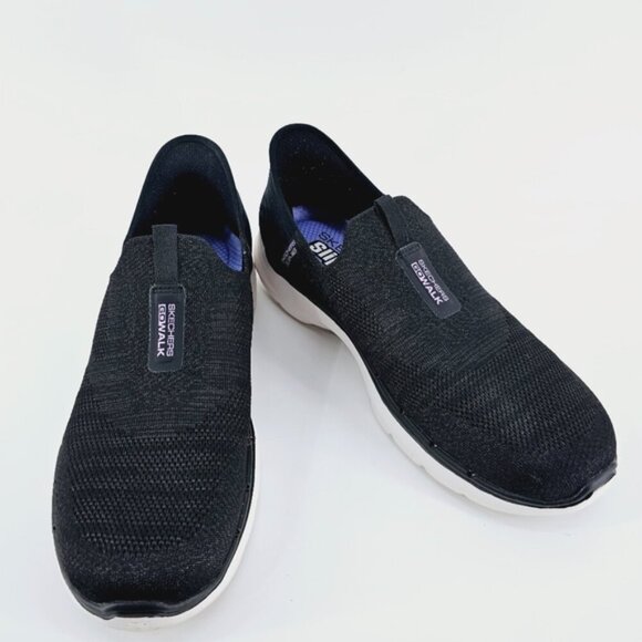 Skechers Gowalk Women's 10  Black Hand Free Slip-on Memory Foam Air-Cool Sneaker - Picture 9 of 9